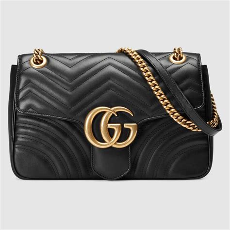 replica medium gg marmont 2.0 matelassé leather shoulder bag|gucci gg marmont leather bag.